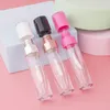 Storage Bottles 50 Pcs/lot 5ML Empty Lip Gloss Tube Contianers Lipgloss Bottle Plastic Holder With Rubber Plug For Wholesale