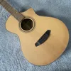 38'Breedlove All Solid Acoustic and Electric Guitar Genuine and Original with Shadow Pickups Authorised Produced Unfinished