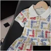 Ensembles de vêtements Baby Girls Designer Robe Kids Luxury Jupe Childrens Classic Clothes Letter Robes Drop Livrot K Maternity DHPAW