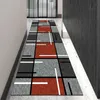 Carpets Geométrie Corridor Halway Long Rugs Tapis de décoration pour la maison pour le salon Hôtel Asle Runner Tapis Kitchen Anti-Slip Mat Floor Mat