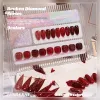 Kits Vendeeni 9 Color Red Flash Broken Diamond Gel Nail Polish Set Glitter UV LED Soak Off Gel Varnish Shiny Gel Lacquer For Nail Art