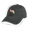 Beretten Zure Gummy Worm Rood en Geel Cowboy Hat Beach Outing Trucker Cap Hood Luxury Man Women Fashion Men's