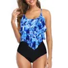 2024 Tankini Set Femmes High Waited Bikini Swimwwear Sexy Two Pieces Swimsuit 8 Couleurs Taille SmallxlARGE Qualité 240417