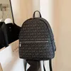 Factory Groothandel vrouwen Schoudertas Minderheidsontwerpbrief Handtas Outdoor Shopping Trip Dames Backpack College Windcontrast Leer Fashion Backpack 9206#