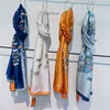 2023 Jedwabny szalik marka marki damskie szaliki letnie szale ręcznie robione opakowania luksusowy druk zwierząt haftowane paszmina szaliki