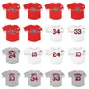 Kob 2004 Retro Manny Ramirez Jersey 2007 David 34 Ortiz 15 Dustin Pedroia 33 Jason Varitek 10 Coco Crisp Red White Grey Vintage Baseball Jerseys