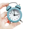 Clocks Stainless Metal Alarm Clock Twin Bell Silent Alloy Digital Desk Clock Electronic Alarm Clocks Desktop Table Watches Home Decor