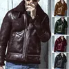 Jackets masculinos de jaqueta integrada de peles de peles europeu e americano