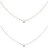 Designer Brand Carter UFO Single Diamond Necklace Rose Gold Lock Bone Chain 20 Points Classic Eight Heart Arrow Gold Material Jewelry