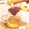 Strainers Paper Tea Bags Empty Heat Seal Filter Herb Loose Disposable Infuser Strainer 7x10cm Lx4670 Drop Delivery Home Garden Kitch Dho5t