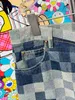 24SS au début du printemps, chemises de jean pour hommes shorts Italie Paris hommes femmes High Street Fashion Short Sleeves OS T-shirts Summer Breathable Tee G69a