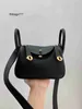 Luxury Bag Lind L Lind Bag 26 Single Shoulder Crossbody Bag Handheld Womens Bag Lind Mini Doctor Bag Mini Lind Handmade läder