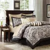 Gequilted sprei set solide omgekeerde zomer ademend lichtgewicht het hele seizoen beddengoedlaag 102x118 5 -delige 240425