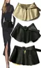 Riemen brede gouden zwarte riem dames metaal versierde pu lederen ruche rok peplum tailleband cummerbunds vrouwelijke jurk strap girdle8503301