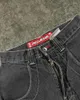 Женские джинсы 2024 шорты jnco y2k хип -хоп карманный пакл джинсовый тренажерный зал.