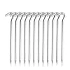 Shelters 12 Pcs Metal Heavy Duty Camping Pegs Anchors Stakes Tent Canopy Stakes Durbable