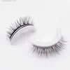 False Eyelashes 1 pair of reusable self-adhesive false eyelashes 3D mink no glue extended for 3 seconds Q2404253