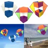 Colorful Cube Box Shape Kite Suitable for Flying for Kids Beginners Stereo Kite 240419