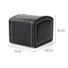 Caisses Luxury Pu Leather Watch Box Boîte de boîtier Organisateur Bracelet Boîtes de bijoux noir Affichage de rangement meilleur cadeau