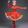 Abbigliamento da palcoscenico costumi di danza mongolo mongolo per ragazze abbigliamento cinese Performance da palcoscenico Dance folk indossa nuovo anno D240425