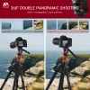 Accessoires Mini Trépied Head Light Panoramic Camera Video Head For Trépied Monopod Stand ARCA Swiss Plaque de libération rapide pour la caméra DSLR