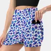 Skirts Galaxy Crystals Women's Skirt Aesthetic Fashion Short Crystal Hand Drawn Watercolor Pattern