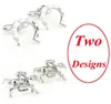 2 Designs Ride Horse Cufflink Horseshoes Cuff Link 353D0123886243