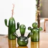 Vasen Glas Vase kleine Blumen Terrarium Glas Ornament Dekorative ästhetische Hochzeitsmittelstücke Tische