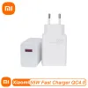 Equipment for Xiaomi 55w Fast Charge Qc4.0 Turbo Gan Adapter for Xiaomi 11 /10 / 10 Lite Redmi Note 9 Pro Laptop 6a Type C Data Cable