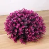 Decoratieve bloemen 30 cm Home Decor gesimuleerde grasbal indoor nep planten ornament paars kantoor