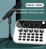 Оборудование Live Sound Card v8 English Mini Audio Interface Podcast Mixcer подходит для компьютерного телефона.