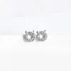 Stud Earrings Unique And Minimalist S925 Devil With Small Diamonds