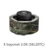 Väskor RolanPro Camera Lens Coat Camouflage Cover för Sony SEL14TC SEL20TC Förstoringslinsskyddshylsa för Sony -kameralins