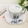 Mugs !! The Mirror Collection Animal Reflection Cup Elephant/Swan/Tiger Coffee Mug Bone China Ceramics Breakfast Water Bottle