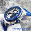 AP Athleisure Orologio da polso Royal Oak Offshore Serie 26400SO Blue Ceramic Circle Blue Faced Timing Disting Data Automatico Orologio meccanico