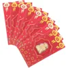 Enveloppe cadeau dieu de la richesse enveloppe rouge les enveloppes Style de style chinois Storage d'argent pour les enfants décoratifs traditionnels