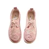 Casual Shoes Single Women's Spring And Summer Style Forest Retro Lace-up Lace Flat Handmade Comfortable Soft Sole Shoe