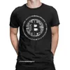 Camisetas masculinas masculas camiseta bitcoin criptomoeda cyber cyber cyber revolucion revolucionamento de algodão camiseta divertida mangá roupas mais tamanho t240425