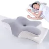 Cuscino in memory foam cuscini a forma di farfalla rilassante rilassante rimbalzo cervicale cuscino per cuscinetto per alleviare le letti ortopedici