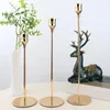 Candlers 2pcs Fer Bandlestick Holder Elegant Wedding Decor for Living Room