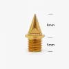 Stövlar 50 st spikar Studs Cone Footful Replacement Shoes Spikes For Sports Running Track Shoes Trainer Screw Back Gripper 8mm
