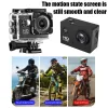 Caméscopes portables 4K Action Caméras Caméra étanche avec télécommande Record de cyclisme extérieur HD Cameras numériques Cam de photographie