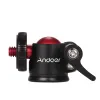 Studio Andoer Mini Steamod Ball Head с 1/4 дюйма винта 360 градусов поворотный алюминиевый сплав Фотография шариковая головка для камеры DSLR