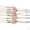 Charm Bracelets Stylish Bracelet For Women Chinese Flower Grass Woven Wrist Chain Unique Lucky Hand String