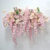 Decoratieve bloemen Luxe muur Hang Wisteria Floral Arrangement Wedding