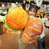 Kissen Toast Sofa Kissen Home Decor Plushie gefüllt weiche Burger Kissen Autositz Weich gefüllte Rückenlehne Lustiges Snack Brot Geschenk süß Plüsch