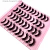 False Eyelashes HBZGTLAD 20 pairs of fluffy 3D mink natural eyelashes extension mink false eyelashes Cilios artificial Cils makeup tool thick eyelashes Q240425