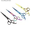 Hair Scissors 6inch New Stainless Steel Barber Hairdressing Scissor Beauty Salon Cutting Tools Barber Shop Hairdressing Scissors Styling Tool Q240425