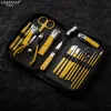 Kits Nail Petiteurs Set Portable en acier inoxydable Festies de peau morte à ongles Coupes Nail Cipeaux Ear Spoon Pédicure Couteau de beauté Outils de beauté