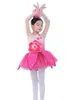 Scary Wear Children Fleur contemporain Dancewear Girls Dance Costume Kids Dance Dance Robe de la fille Wear Magnolia Flower Dancing Costume D240425